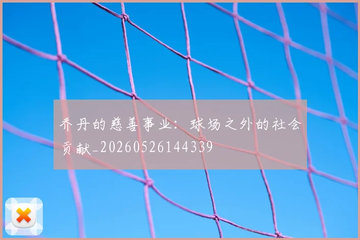 乔丹的慈善事业：球场之外的社会贡献_20260526144339